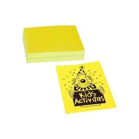 PACON CORPORATION Pacon® Neon Bond Paper, 8-1/2" x 11", 24 lb, Yellow, 100 Sheets/Pack 104316